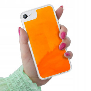 Etui Ochronna SAND Fluo POMARAŃCZ do IPHONE 7/8