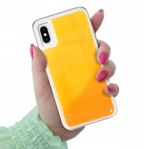 Etui Ochronna SAND Fluo POMARAŃCZ do IPHONE X/XS