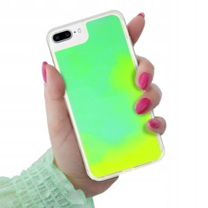 Etui Ochronna SAND Fluo ZIELONY do IPHONE 6 PLUS