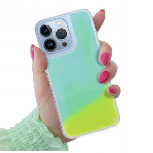 Etui Ochronna SAND Fluo ZIELONY do IPHONE 14 PRO