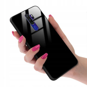 Etui Ochronne Case BLACK GLASS Top do OPPO A5 2020