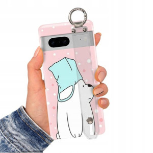 Etui Pasek do GOOGLE PIXEL 7 Bare Bears Top Wzory