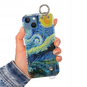 Etui Pasek do iPHONE 14 Case Impresja DALI Wzory