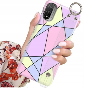 Etui Pasek do MOTOROLA E20 Słodkie Urocze Wzory