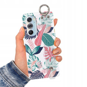 Etui Pasek do MOTOROLA EDGE X30 Kwiaty Modne Wzory