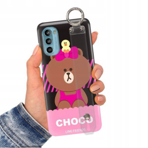 Etui Pasek do MOTOROLA G52 Bare Bears Top Wzory