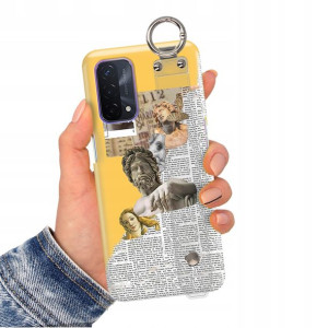 Etui Pasek do OPPO A54 5G Case Impresja Gogh Wzory