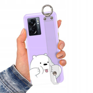 Etui Pasek do OPPO A57 4G Case Bare Bears Wzory
