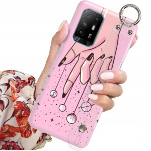 Etui Pasek do OPPO F19 PRO PLUS 5G Słodkie Wzory