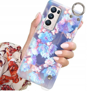 Etui Pasek do OPPO RENO 5 PRO PLUS 5G Urocze Wzory