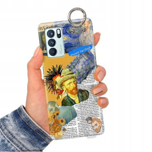 Etui Pasek do OPPO RENO 6 PRO 5G Impresja Wzory