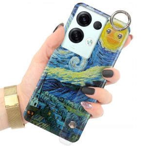 Etui Pasek do OPPO RENO 8 PRO Impresja Dali Wzory