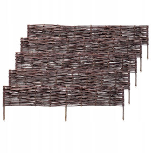 Palisada Wiklinowa Płotek 120x30cm Obrzeże 5szt