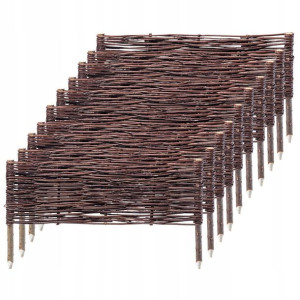 Palisada Wiklinowa Płotek 60x20cm Obrzeże 10szt