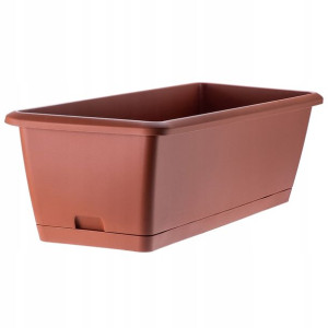 Kadax Skrzynka Balkonowa 60cm Doniczka Podstawka