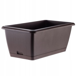 Kadax Skrzynka Balkonowa 40cm Doniczka Podstawka