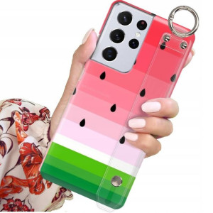 Etui Pasek do SAMSUNG S21 ULTRA 5G Urocze Wzory