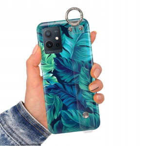 Etui Pasek do VIVO iQOO U5 Case Kwiaty Modne Wzory
