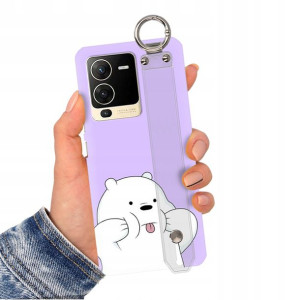 Etui Pasek do VIVO S15 5G Case Bare Bears Wzory