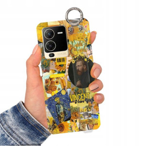 Etui Pasek do VIVO S15 5G Case Impresja Dali Wzory