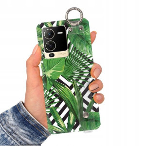 Etui Pasek do VIVO S15 5G Case Kwiaty Modne Wzory