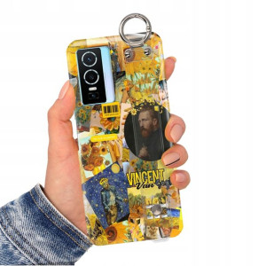 Etui Pasek do VIVO Y76 5G Impresja Monet Top Wzory