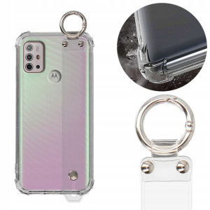Etui Antishock Do Motorola G20 Z Paskiem Bezbarwne