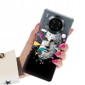 Etui Premium do HUAWEI HONOR 50 LITE Sztuka Wzory