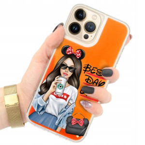 Etui SAND Piasek POMARA do IPHONE 14 PRO MAX Wzory
