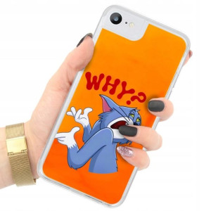 Etui SAND Piasek POMARAŃCZ do IPHONE 7/8 Top Wzory