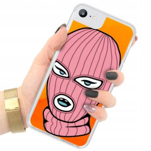Etui SAND Piasek POMARAŃCZ do iPHONE SE2/ SE3 Wz