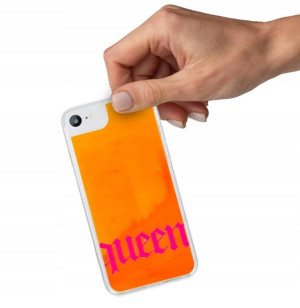 Etui SAND Piasek POMARAŃCZ do iPHONE SE2/ SE3 Wz