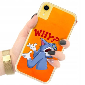 Etui SAND Piasek POMARAŃCZ do IPHONE XR Top Wzory