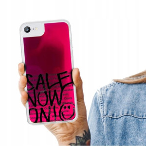 Etui SAND Piasek RÓŻ do iPHONE SE2/ SE3 Top Wzory