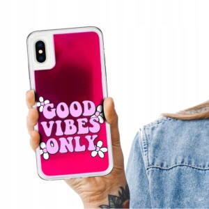 Etui SAND Piasek RÓŻ do IPHONE X/XS Modne Wzory