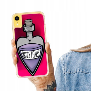 Etui SAND Piasek RÓŻOWY do IPHONE XR Modne Wzory