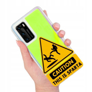 Etui SAND Piasek ZIELONY do HUAWEI P40 Modne Wzory