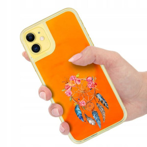 Etui SAND POMARAŃCZ do IPHONE 11 Spring Top Wzory