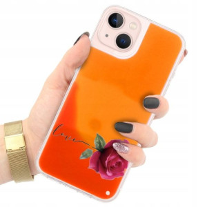 Etui Sand Pomarańcz do IPHONE 14 Modne Top Wzory