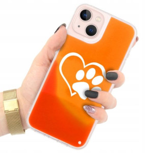 Etui SAND Pomarańcz do IPHONE 14 PLUS Modne Wzory