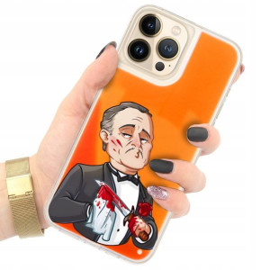 Etui Sand Pomarańcz do IPHONE 14 PRO MAX Top Wzory