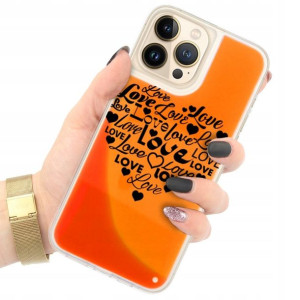 Etui SAND Pomarańcz do IPHONE 14 PRO MAX Top Wzory