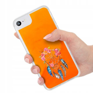 Etui SAND POMARAŃCZ do IPHONE 7/8 Spring Top Wzory