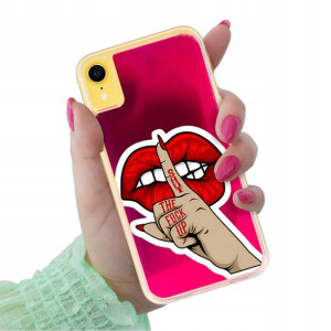 Etui SAND RÓŻ do IPHONE XR Case Serialowe Wzory