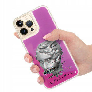 Etui SAND RÓŻOWY do IPHONE 13 PRO MAX Art Wzory