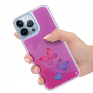 Etui SAND RÓŻOWY do IPHONE 13 PRO Spring Top Wzory