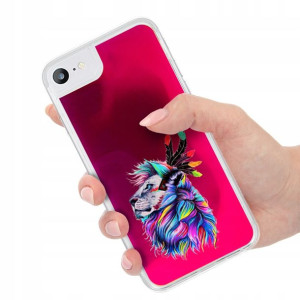 Etui SAND RÓŻOWY do iPHONE SE2/ SE3 Spring Wzory