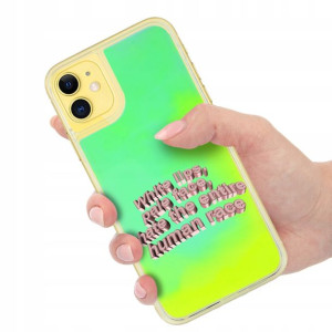 Etui SAND Zielony do IPHONE 11 Art Sztuka Wzory