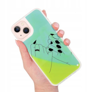 Etui Sand Zielony do IPHONE 14 PLUS Modne Wzory