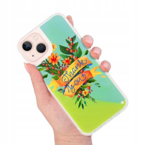 Etui Sand Zielony do IPHONE 14 PLUS Modne Wzory